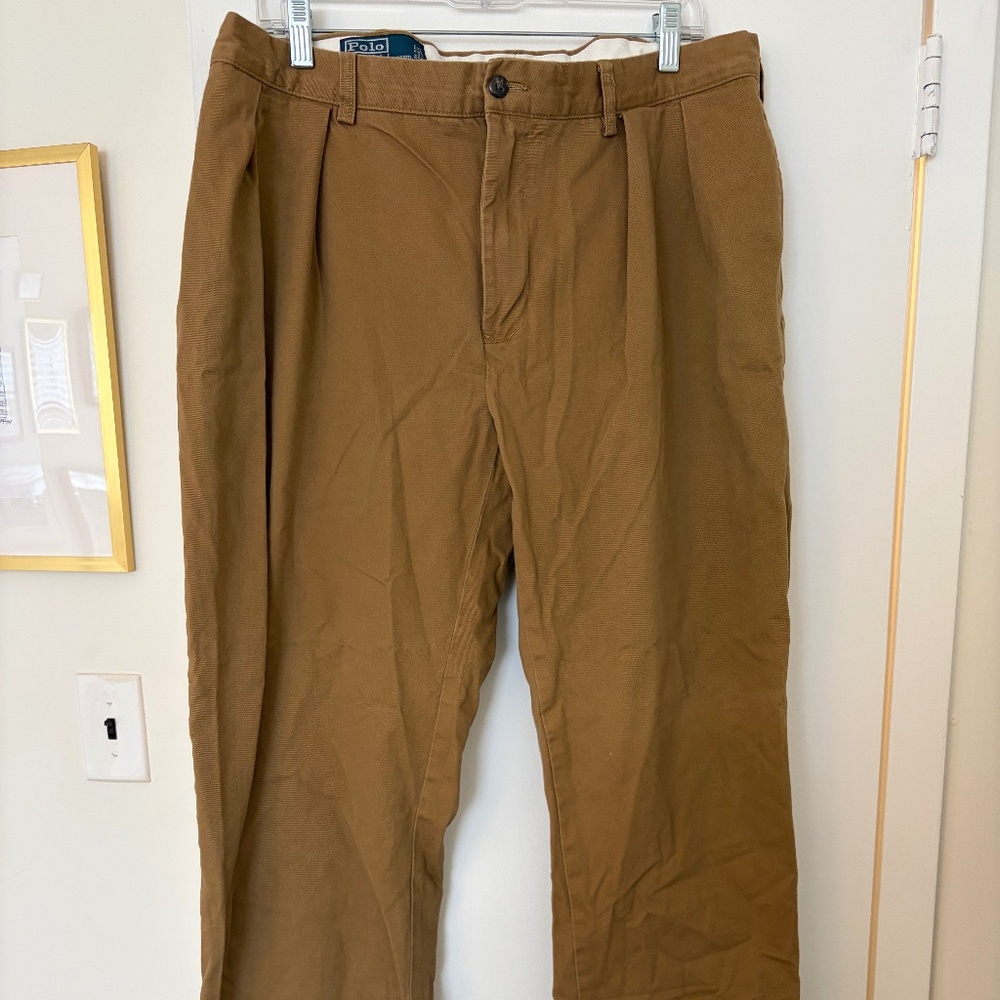 Vintage Ralph Lauren POLO by Ralph Lauren ETHAN PANT two-pleat chino pants